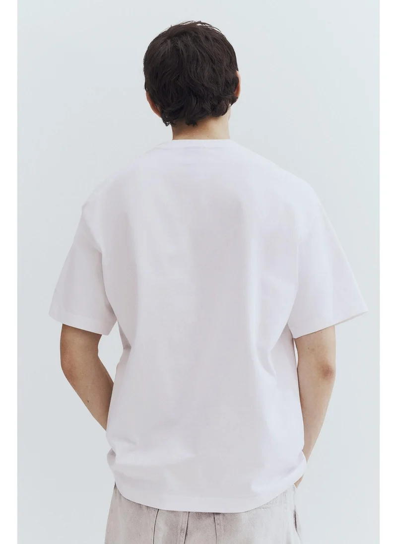 H&M Loose Fit Printed T-shirt