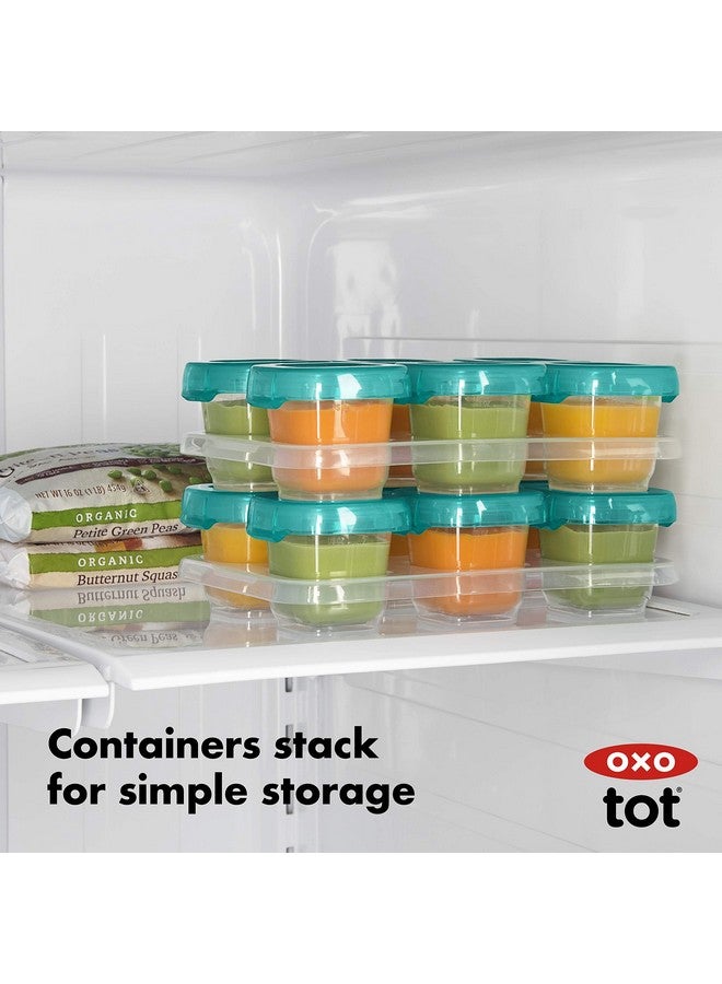 OXO Tot 12-Piece Baby Blocks Set, Teal - Image 4