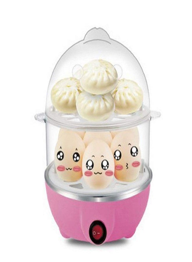 Mobhada Double Layer Egg Boiler Off 14 Egg Poacher for Steaming, Cooking, Boiling and Frying, Multicolour - Image 4