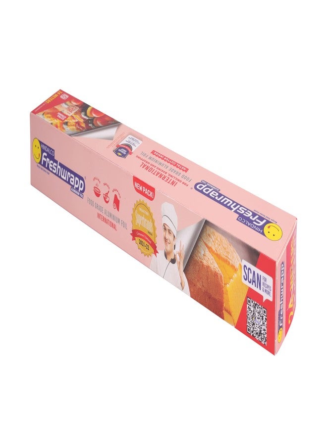 Freshwrapp Hindalco Freshwrapp International Aluminium Foil 24 Meters, 18 microns (Pack of 3) |Food Packing, Wrapping , Storing , Serving and Cooking (Baking , Grilling , Roasting, Freezing) - Image 2