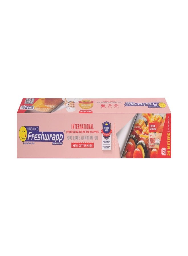 Freshwrapp Hindalco Freshwrapp International Aluminium Foil 24 Meters, 18 microns (Pack of 3) |Food Packing, Wrapping , Storing , Serving and Cooking (Baking , Grilling , Roasting, Freezing) - Image 5