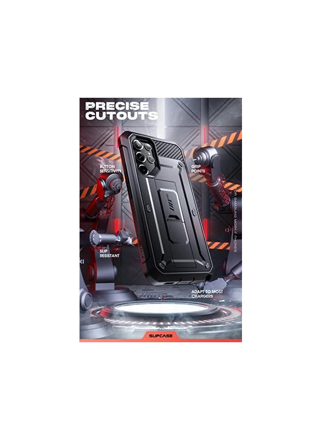 SupCase Unicorn Beetle Pro Case for Samsung Galaxy S23 Ultra 5G (2023), Full-Body Dual Layer Rugged Belt-Clip & Kickstand Case Without Built-in Screen Protector - Image 5
