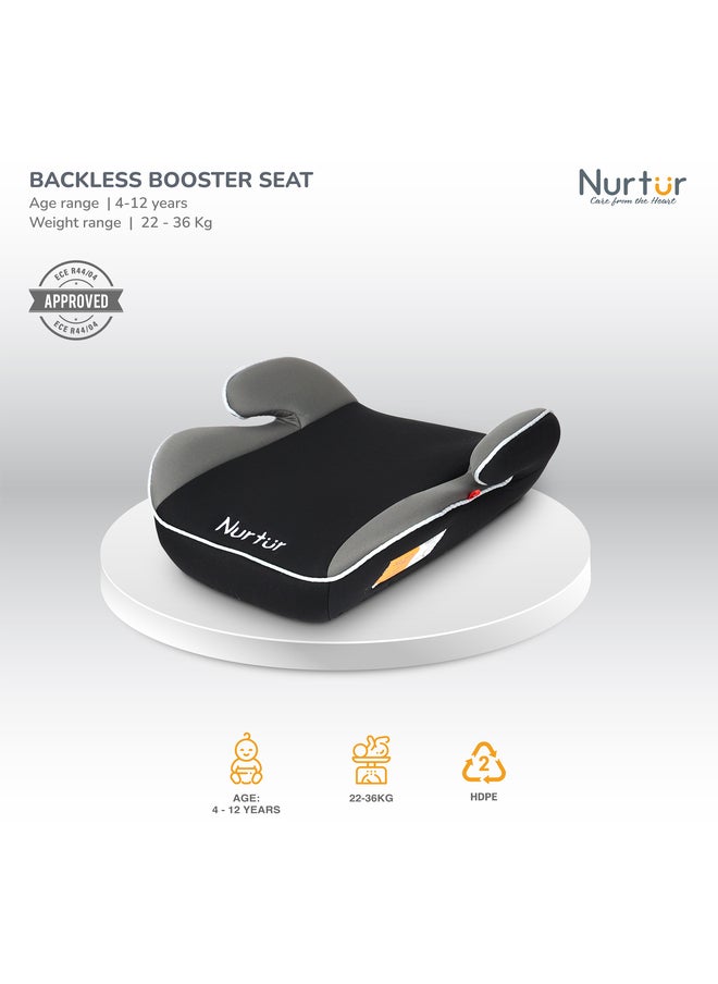 Nurtur - Nova Kids Booster Seat Arm Rest Easy to Install Universally Fit Wide Cushioned Base - Image 1
