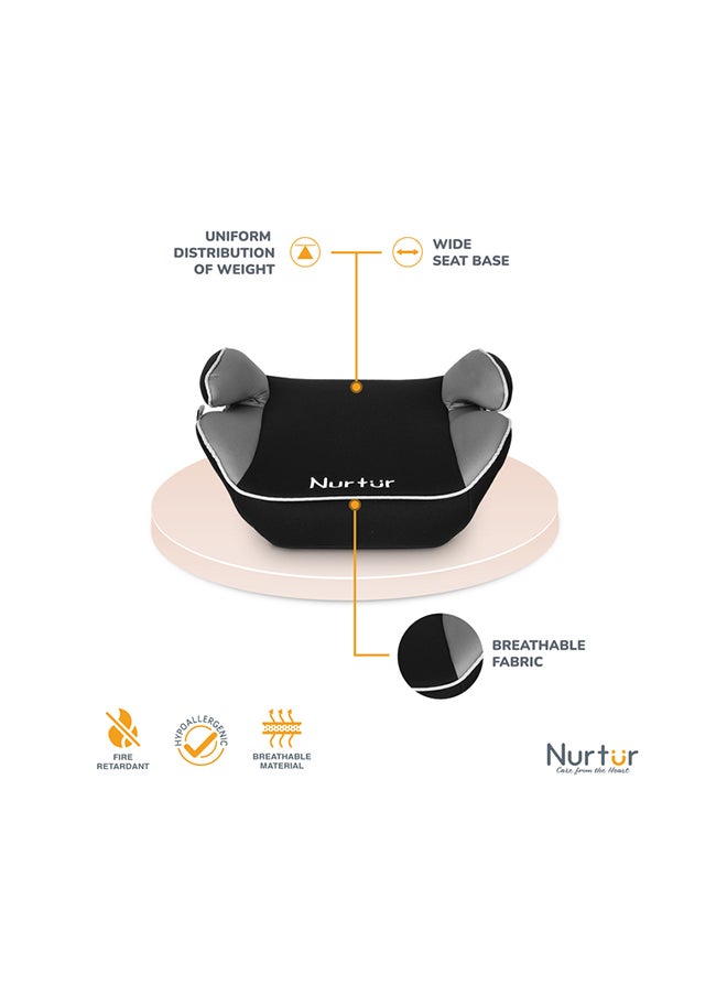 Nurtur - Nova Kids Booster Seat Arm Rest Easy to Install Universally Fit Wide Cushioned Base - Image 1