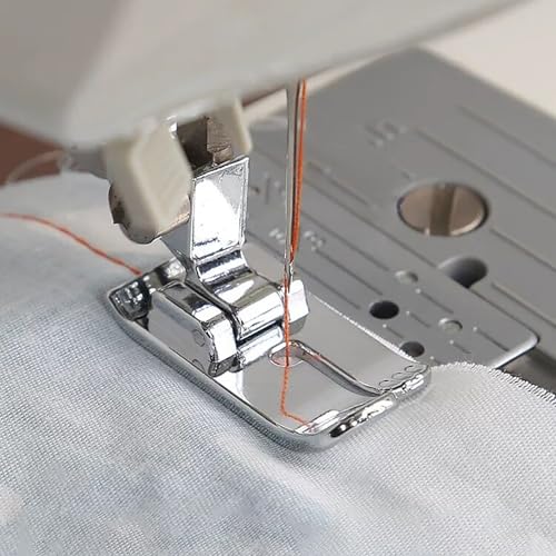 TISEKER 1/4” Straight Stitch Snap-On Foot Presser Foot Fit for All Low Shank Snap-On Singer, Brother, Babylock, Euro-Pro, Janome, Juki, Kenmore, New Home, White, Simplicity Sewing Machines - Image 5