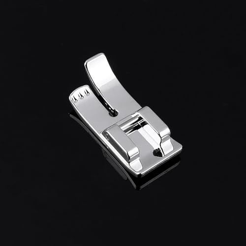 TISEKER 1/4” Straight Stitch Snap-On Foot Presser Foot Fit for All Low Shank Snap-On Singer, Brother, Babylock, Euro-Pro, Janome, Juki, Kenmore, New Home, White, Simplicity Sewing Machines - Image 2