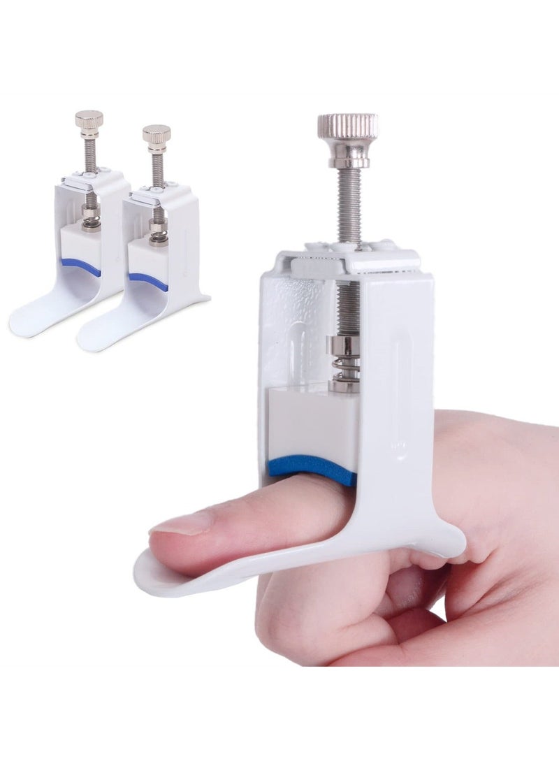 Y&D Finger Joint Straightener and Extension Splint for Hand Injury Rehabilitation Pain Relief, Support Pressing Device Easy Splint, 2 PCS  - Image 1