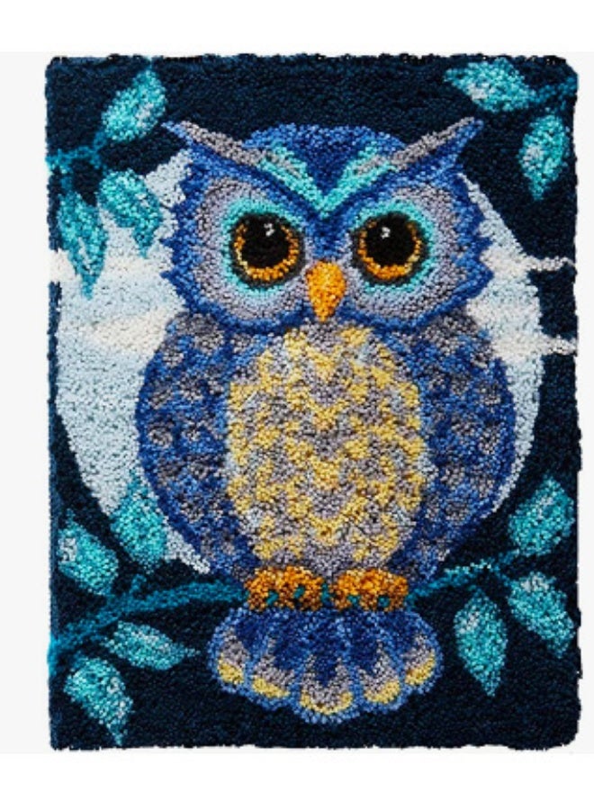 إسكدنيا طقم سجادة حياكة دبابيس للكبار، غطاء وسادة يدوي الحياكة بالCrochet لعائلة رائعة 50×38 سم/20*15 بوصة - Image 1