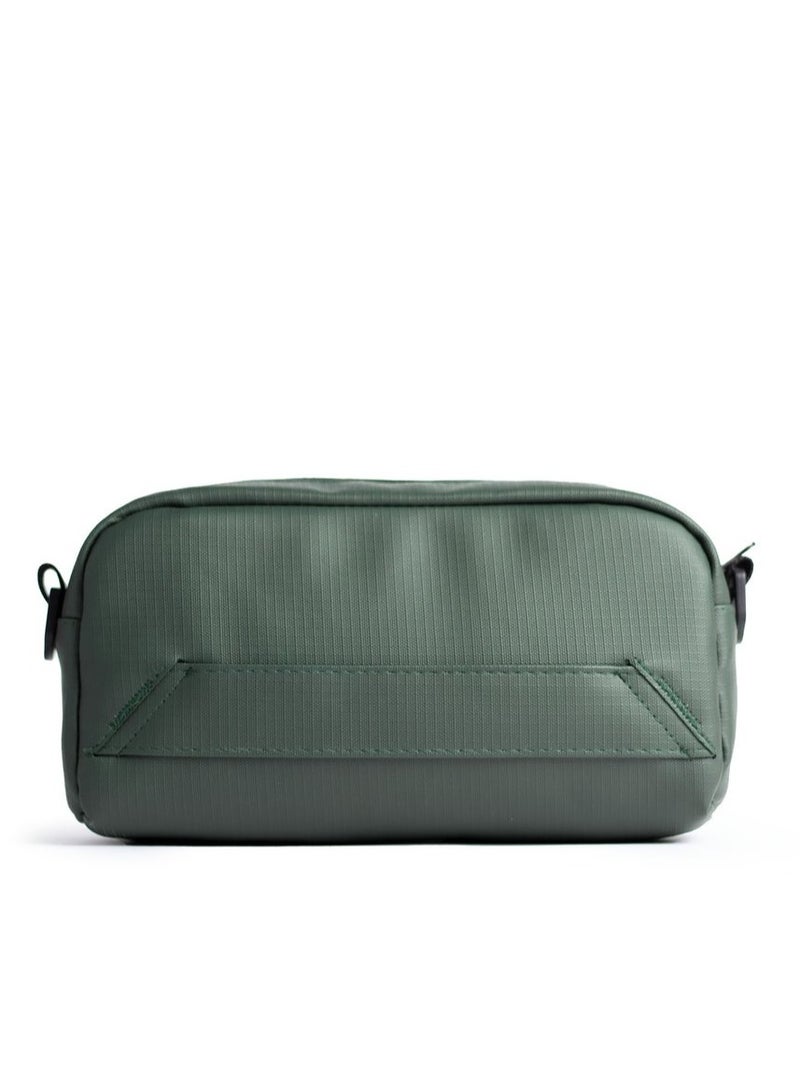 Ar supply AR Power Kit by Arij Bags | Multi-Use Crossbody and Hand Bag for Work and Daily Use, 2 Main Compartments, Outer Pocket and Multiple Inner Dividers, Lightweight Practical Design (23 × 13 × 9 cm) (Olive) - Image 5