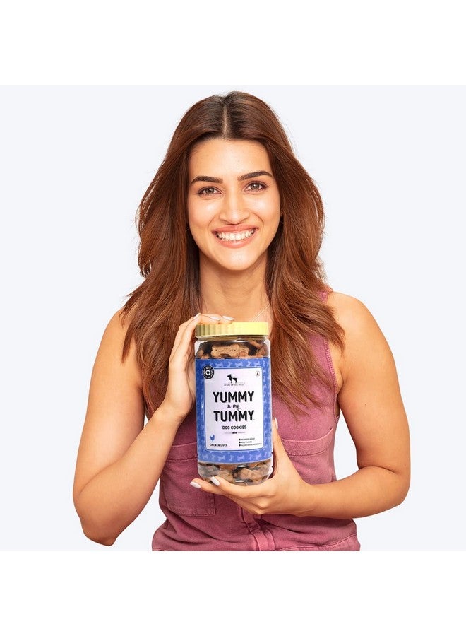 Heads Up For Tails Yummy in My Tummy Real Chicken Liver Dog Biscuits for Puppy & Adult Dog - 800 g | Puppy Treats for Training, Chicken Dog Treats - Image 2