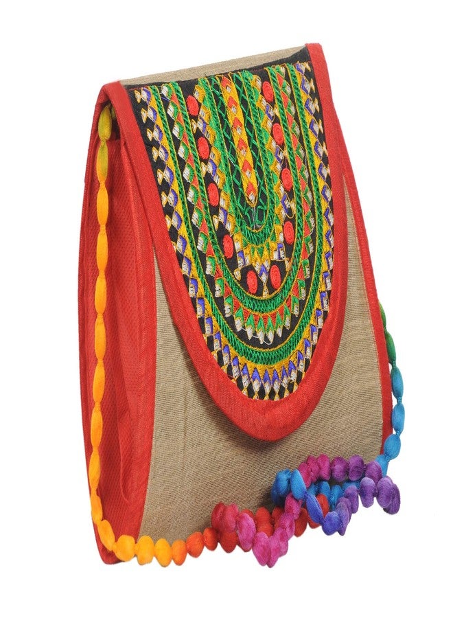 SuneshCreation Handcrafted Traditional Embroidery Sling Bags/Rajasthani Sling Bags/Shoulder Bags/Crossbody Bag/Ethnic Shoulder Sling Bag for Women and Girls - Image 3