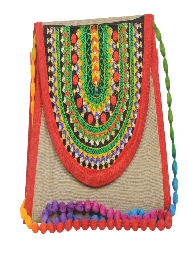 SuneshCreation Handcrafted Traditional Embroidery Sling Bags/Rajasthani Sling Bags/Shoulder Bags/Crossbody Bag/Ethnic Shoulder Sling Bag for Women and Girls - Image 2