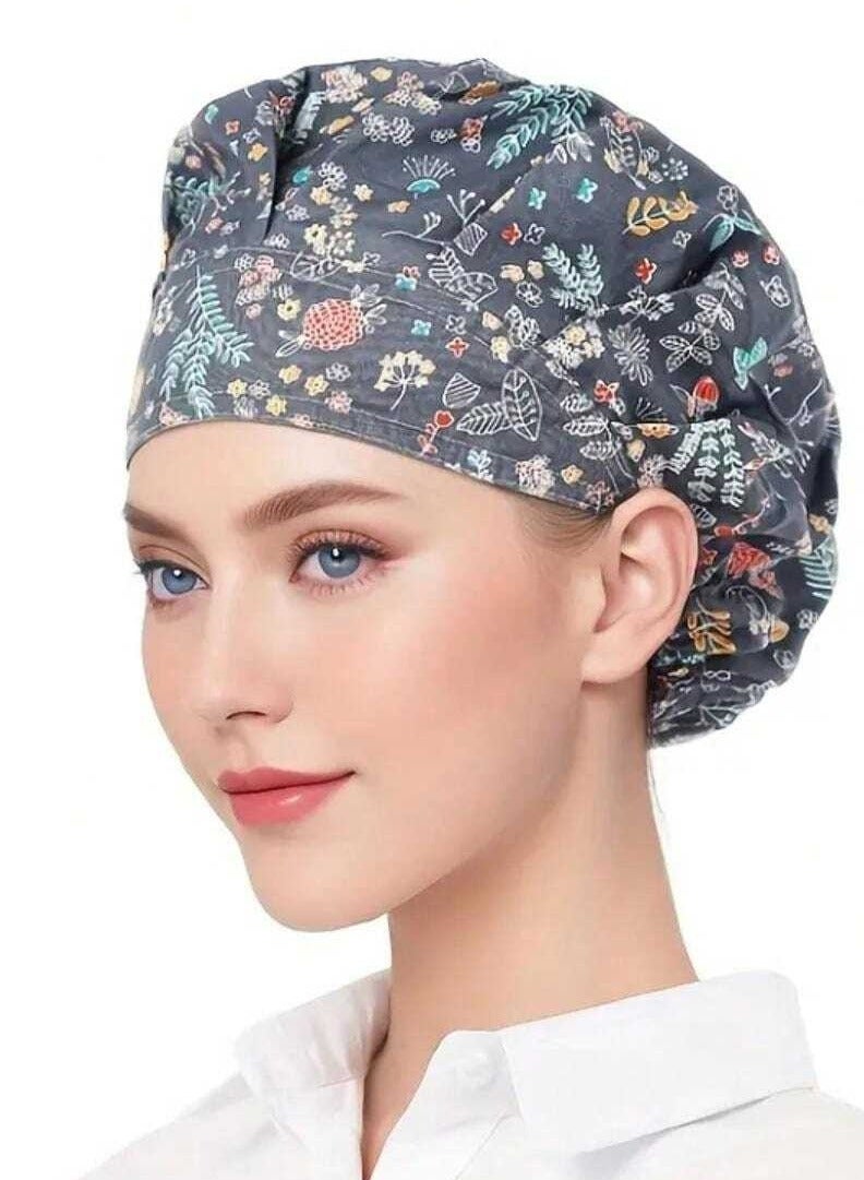 The kitchen chef hat is breathable and sweat-absorbent, protects hair from food odors and prevents hair loss - Image 1