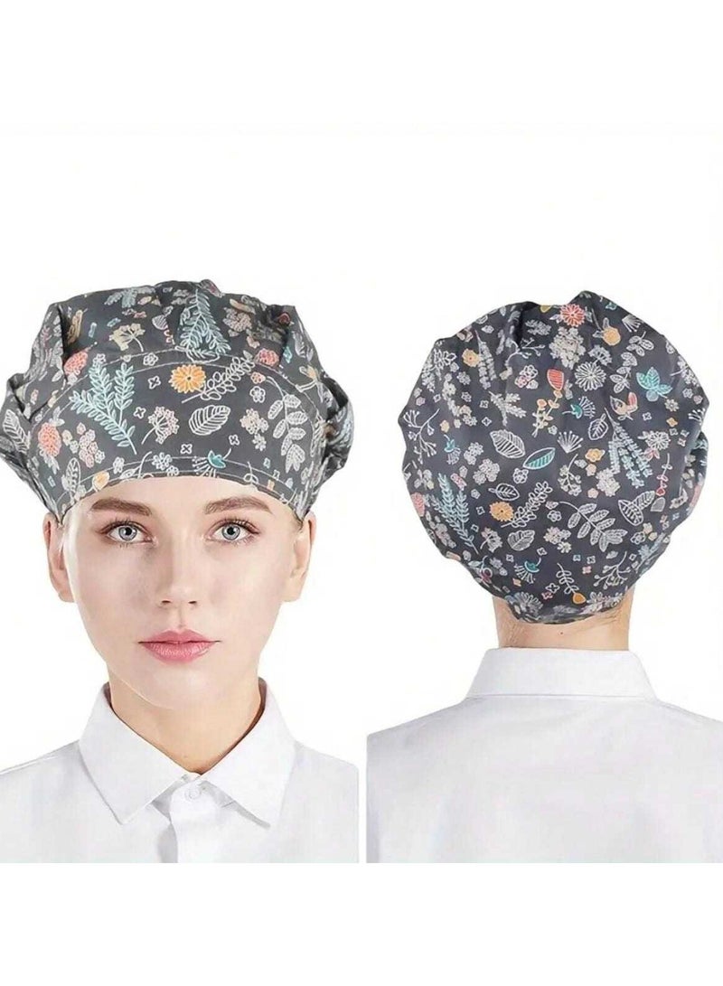 The kitchen chef hat is breathable and sweat-absorbent, protects hair from food odors and prevents hair loss - Image 2