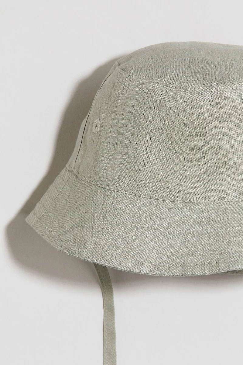 H&M Linen bucket hat