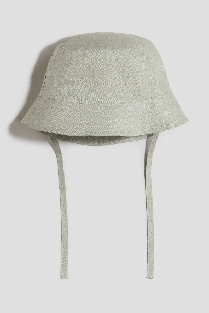 H&M Linen bucket hat