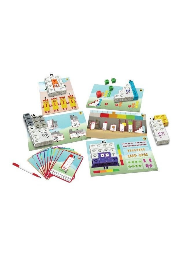 Generic - Mathlink Cubes Numberblocks 11-20 Activity Set 30 Preschool Learning Activities Building Blocks For Toddlers 35 Counting Blocks Linking Cubes Math Counters For Kids Educational Toys - Image 1