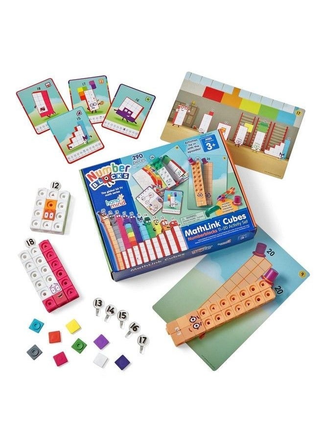 Generic - Mathlink Cubes Numberblocks 11-20 Activity Set 30 Preschool Learning Activities Building Blocks For Toddlers 35 Counting Blocks Linking Cubes Math Counters For Kids Educational Toys - Image 1