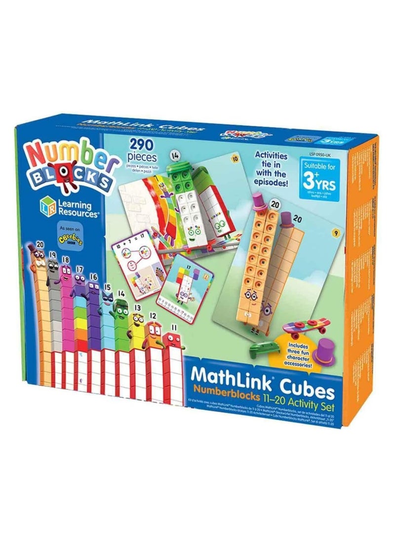 Generic - Mathlink Cubes Numberblocks 11-20 Activity Set 30 Preschool Learning Activities Building Blocks For Toddlers 35 Counting Blocks Linking Cubes Math Counters For Kids Educational Toys - Image 1