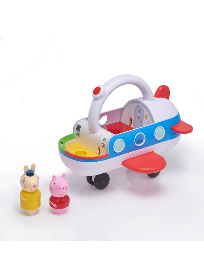 WOW! STUFF ألعاب بيبا بيغ الطائرة الذكية ؛ لعبة تفاعلية تعليمية لمرحلة ما قبل المدرسة ؛ 25+ أضواء وأصوات وعبارات ؛ تتفاعل مع اكتشاف الحركة ؛ للأطفال من كلا الجنسين أعمار 3 سنوات فما فوق أبيض - Image 5