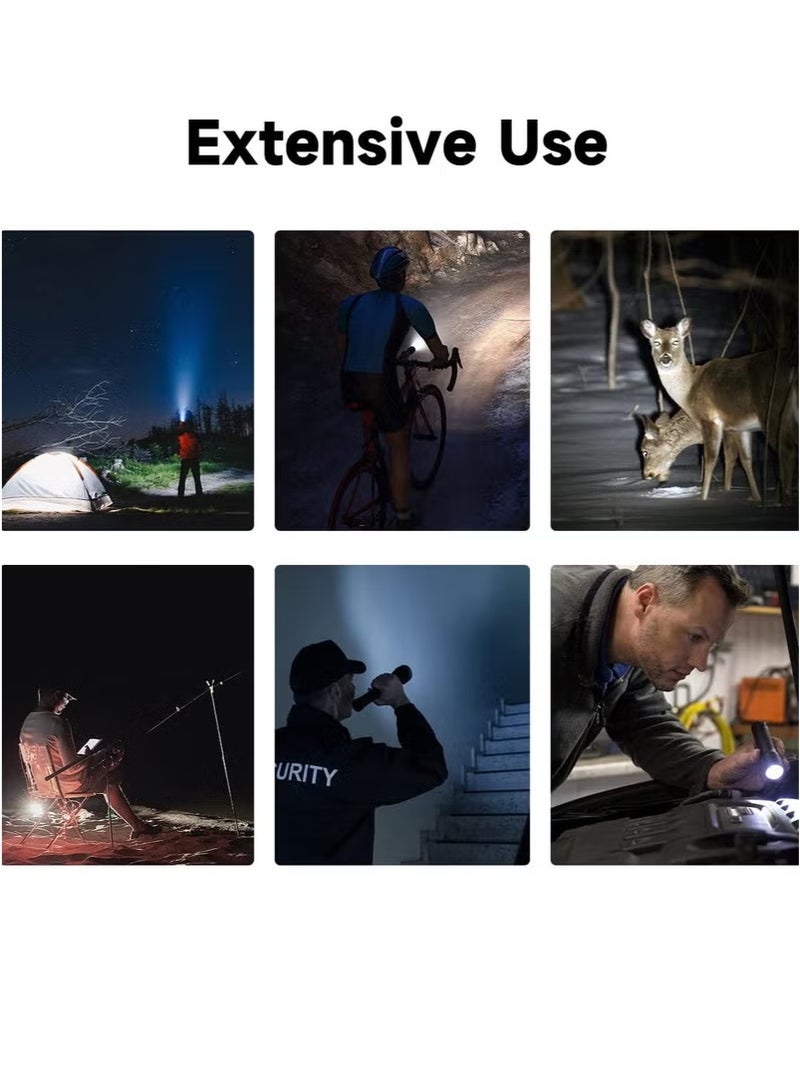 Flashlight - Outdoor Strong Light 90000 Lumen High Power Waterproof Flashlight, Super Bright, 5 Modes