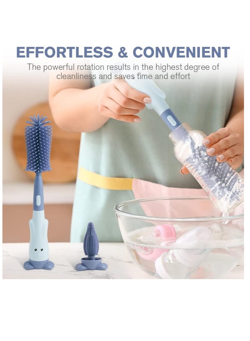 Y&D Multifunctional Four Piece Silicone Milk Bottle Cleaning Brush  - Image 2