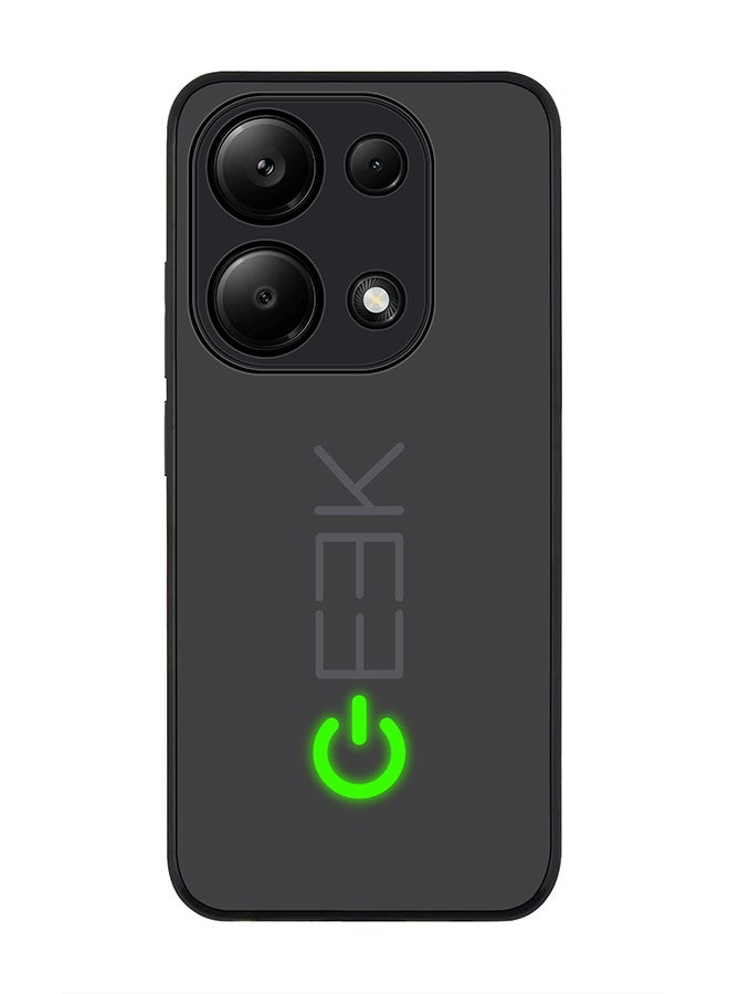 Stylizedd Rugged Black Edge Case for Xiaomi Redmi Note 13 Pro 4G / Xiaomi Poco M6 Pro 4G, Slim fit Case Flexible Anti Drop Thin Cover -  Geek ON - Image 1