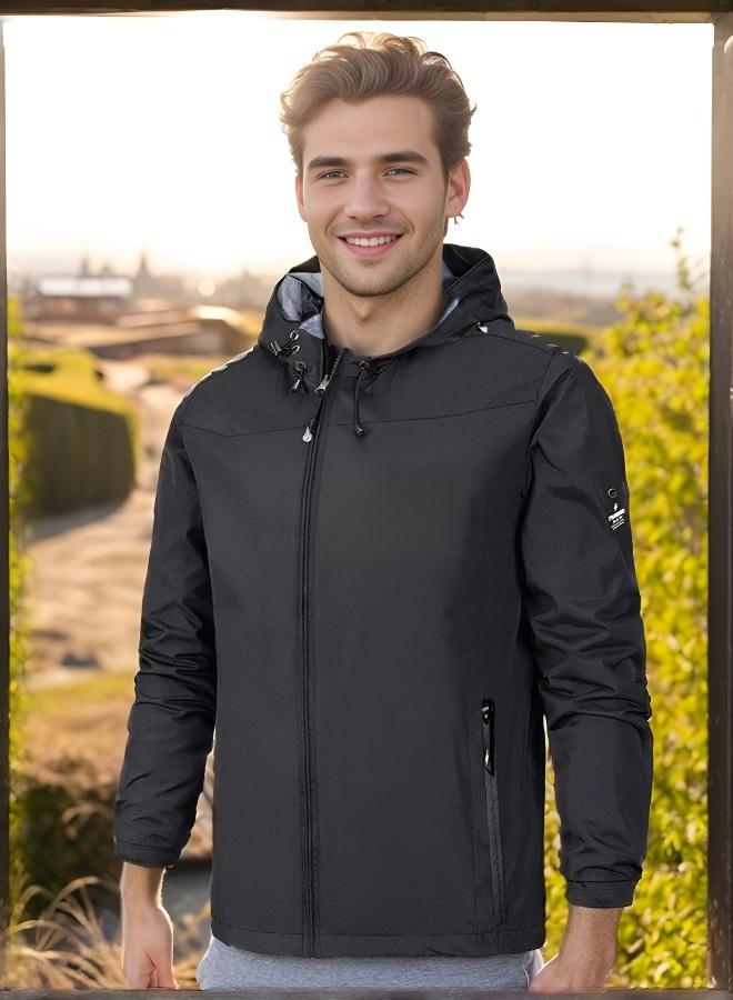 معطف رجالي قطني مريح للشتاء مع إضافة الصوف، للرجال في منتصف العمر وكبار السن - Image 2