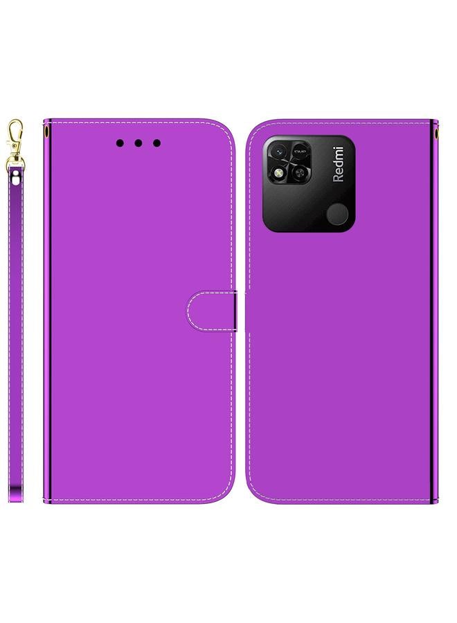Case For Xiaomi Redmi 10A Imitated Mirror Surface Leather Phone Case
