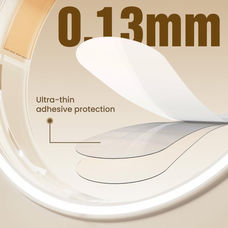 pupvus 10 Pack Ultra-Thin Clear Protector for Oura Ring Gen 4/3, Invisible Full-Cover Scratch-Resistant Film Skin Compatible with Gen 4 Ceramic & Gen 3 Horizon/Heritage - Image 3