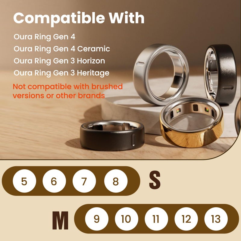 pupvus 10 Pack Ultra-Thin Clear Protector for Oura Ring Gen 4/3, Invisible Full-Cover Scratch-Resistant Film Skin Compatible with Gen 4 Ceramic & Gen 3 Horizon/Heritage - Image 2