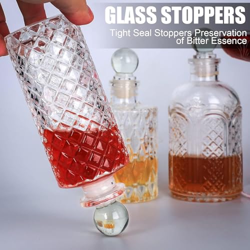 SuproBarware Bitters Bottle for Cocktails - Glass Dasher Bottles with Dash Tops, Great for Bartender,Home Bar - Image 4