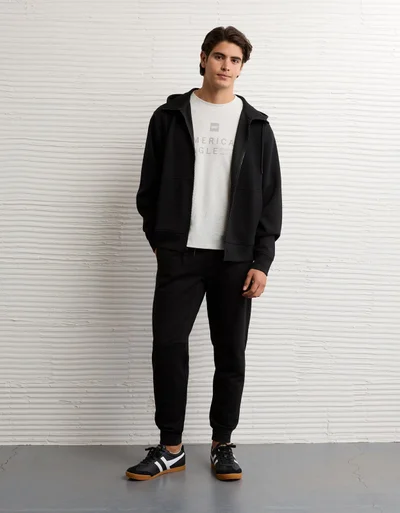 Felpa American Eagle Active Fleece Uomo – Nera Taglia L – Comfort E Stile