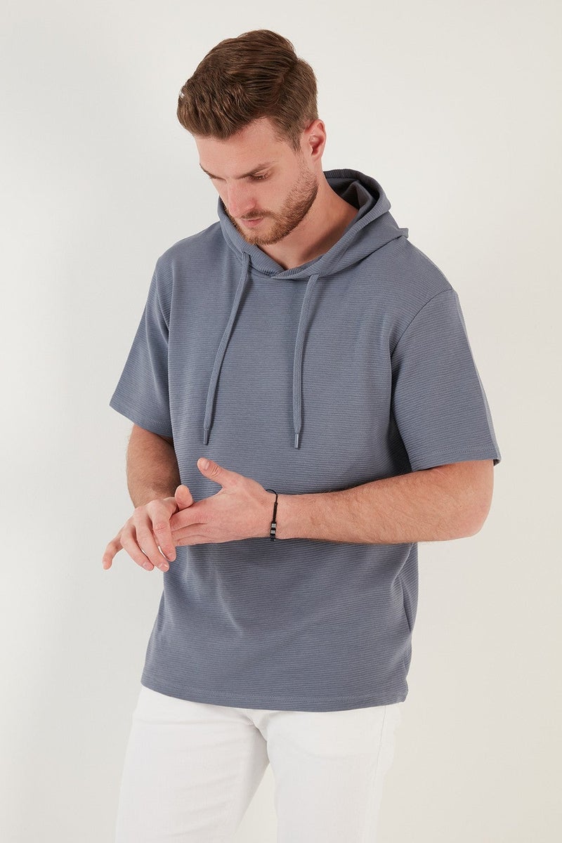 Buratti Cotton Oversize Hooded T Shirt Men's T Shirt 5902324 - Image 3