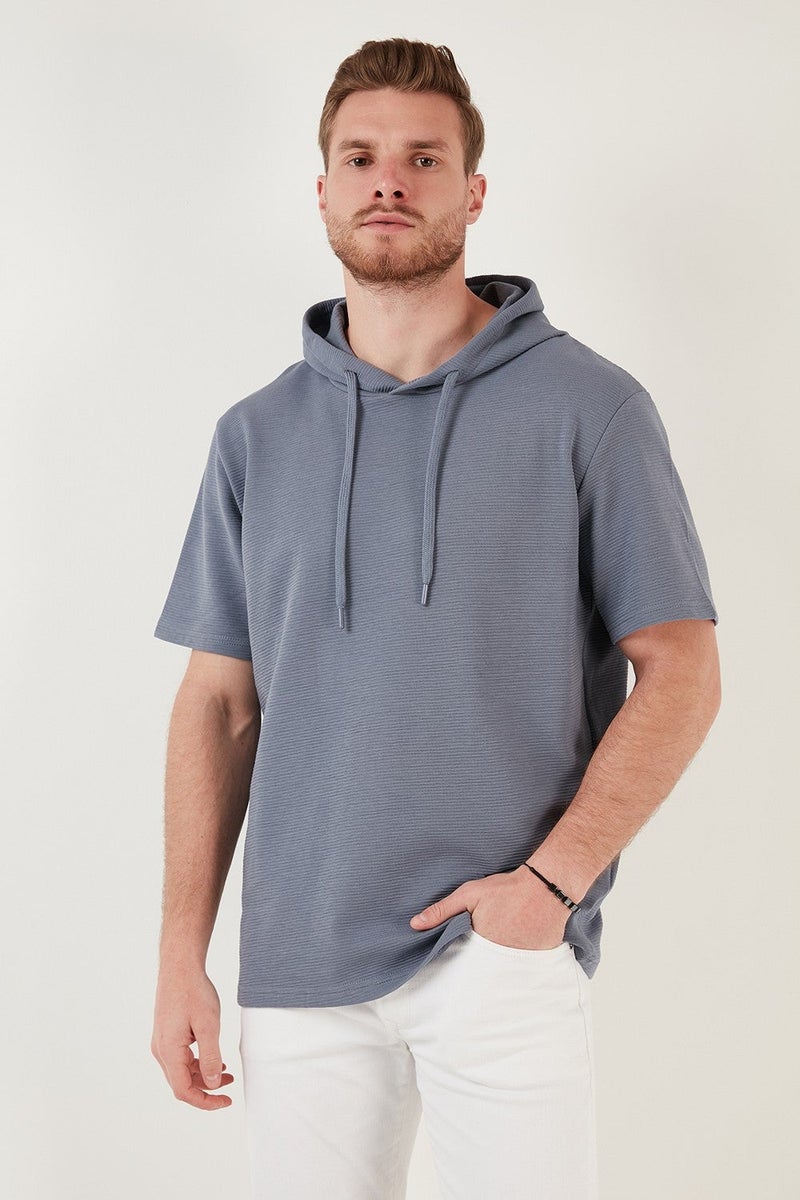 Buratti Cotton Oversize Hooded T Shirt Men's T Shirt 5902324 - Image 2
