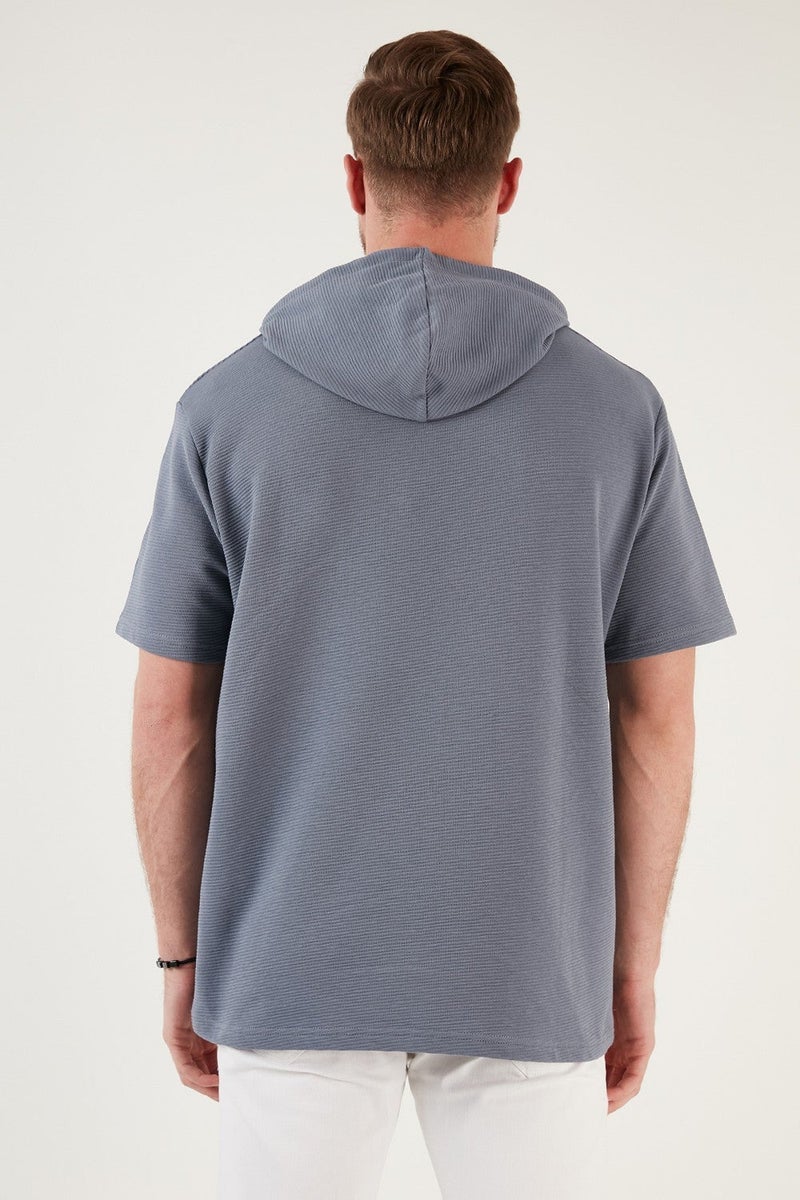 Buratti Cotton Oversize Hooded T Shirt Men's T Shirt 5902324 - Image 5
