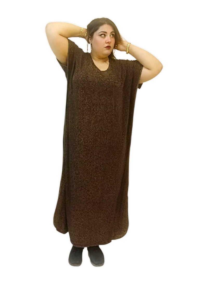 Al Khaleej ARABIAN TRADITIONAL FARASHA MAXI DRESS IN STRETCH CLOTH  - Image 1