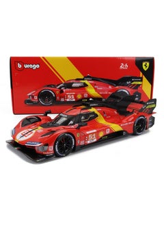 Bburago Bburago 2023 Ferrari 499P 3.0L Turbo V6 - Winner Le Mans in 1:18 Scale #18-16301  - Image 2