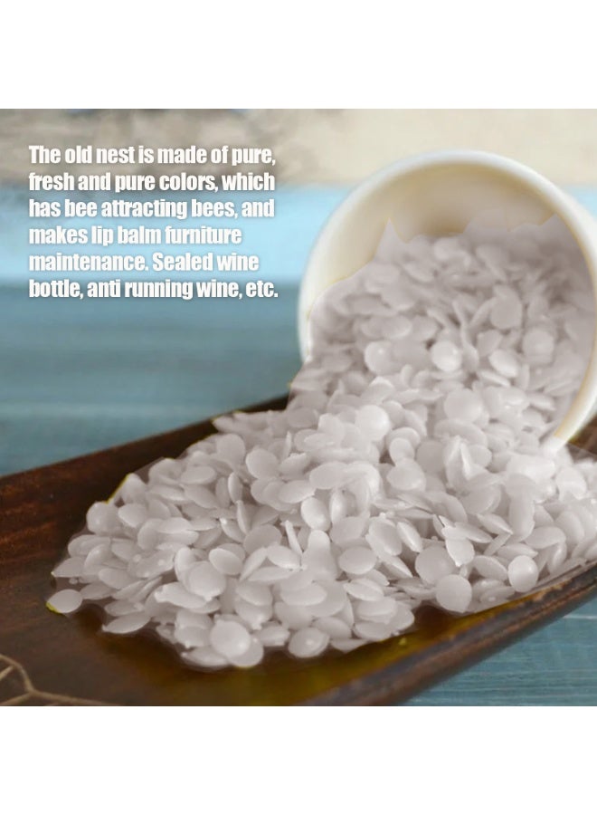 YEGBONG Organic natural white beeswax pellets (for candle making) 100g - Image 2