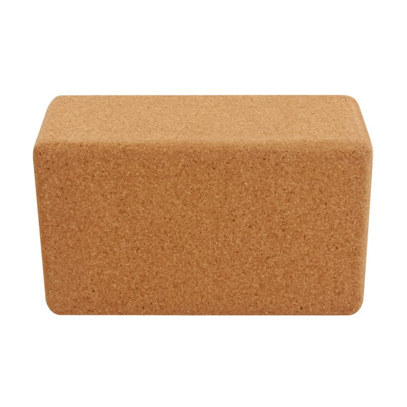 Hugger Mugger Cork Yoga Block - Naturally Grippy Texture, Durable, Made from Renewable Cork, Rounded Edges for Comfort, Great for Sweaty Hands BL-CORK - Image 3