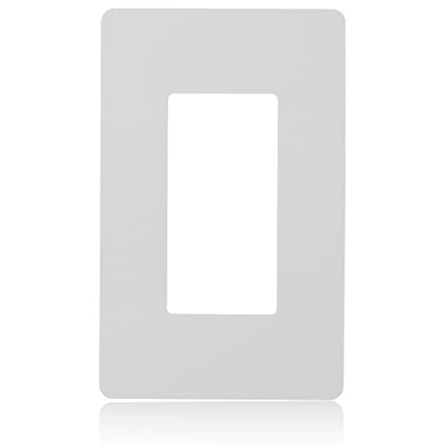 Faith White 1-Gang Screwless Wall Plate (8-pack) | Light Switch Plate or Wall Plate for Electrical Outlet | 1-Gang Wall Plate for Decorator Switches and Receptacles | Heat-Resistant Thermoplastic - Image 4