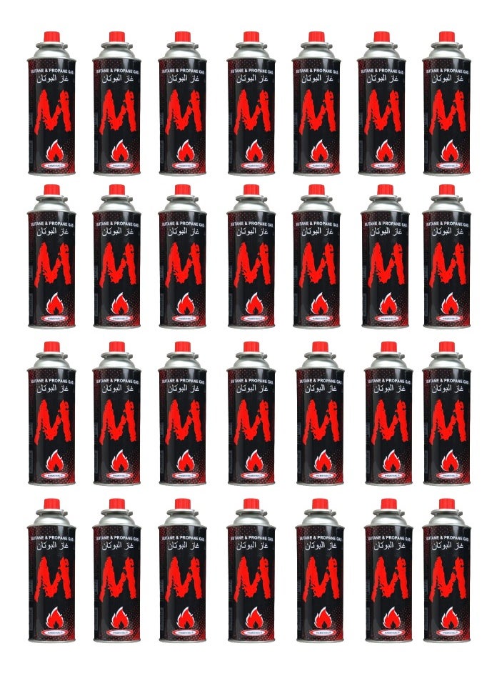 PAMCHAL Set Of 28 Piece Butane Gas For Camping 28 x 220g  - Image 1