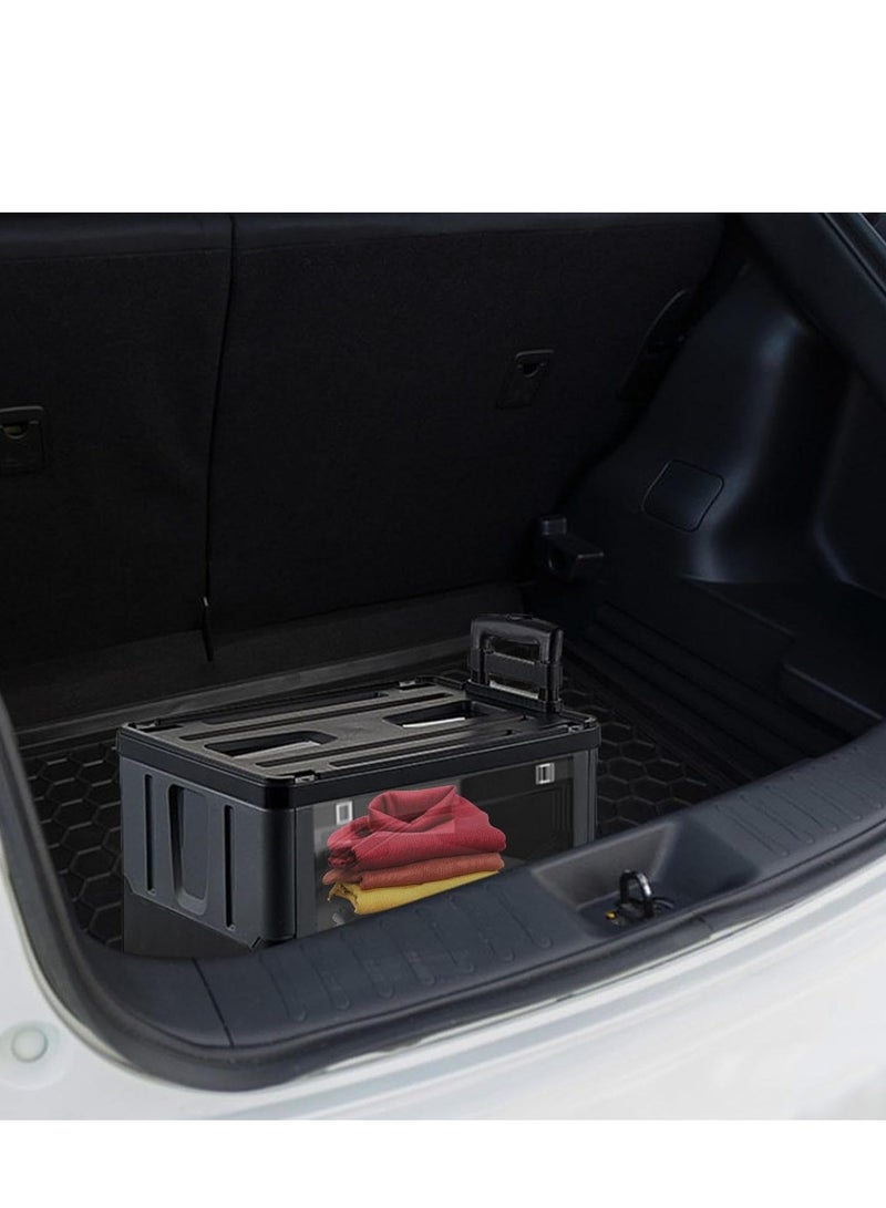 Manful Outdoor Camping Folding Storage Box Foldable Plastic Storage Bins with Wheels Easy to Assemble Storage Containers - Image 3