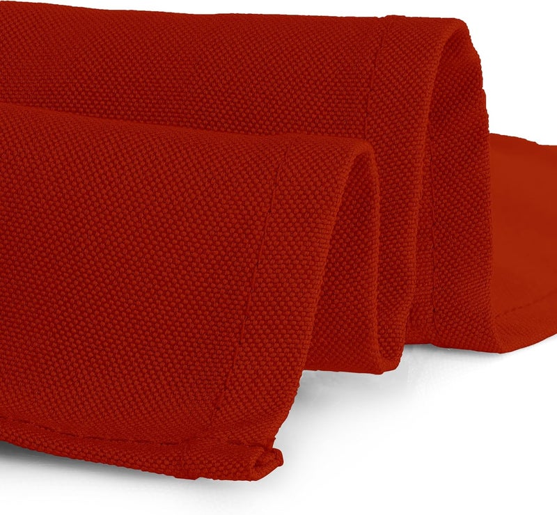 Gee Di Moda Burnt Orange 70 x 70 Inch Square Tablecloth - Heavy Duty, Wrinkle Resistant, Machine Washable - Perfect for Buffet Table, Holiday Party, Dinner, Wedding & Baby Shower - Image 3