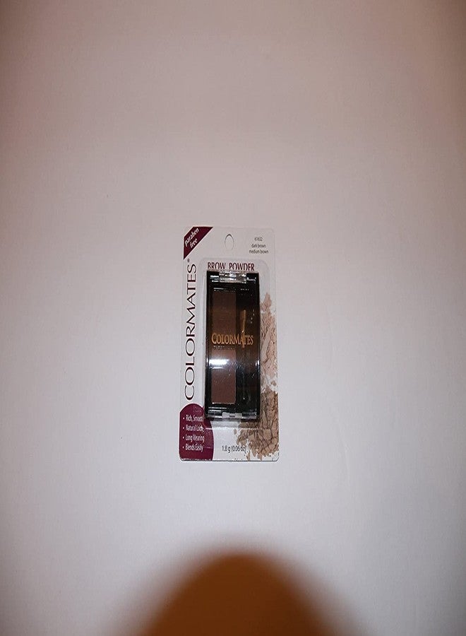 COLORMATES Eyebrow Powder Dark And Medium Brown (pack of 4) - Image 2