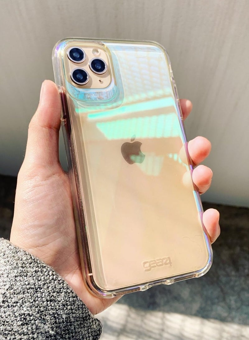 جيرفور جراب Gear4 Crystal Palace متوافق مع هاتف iPhone 13 Pro Max مقاس 6.7 بوصة، حماية متقدمة من الصدمات مع التكنولوجيا، مضاد للاصفرار، غطاء هاتف - شفاف - Image 4