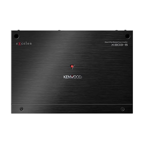 KENWOOD eXcelon X803-5 Class D 5-Channel Power Amplifier – 1600W All-in-One Amp for Superior Sound Quality, Versatility, and Advanced Protection - Image 2