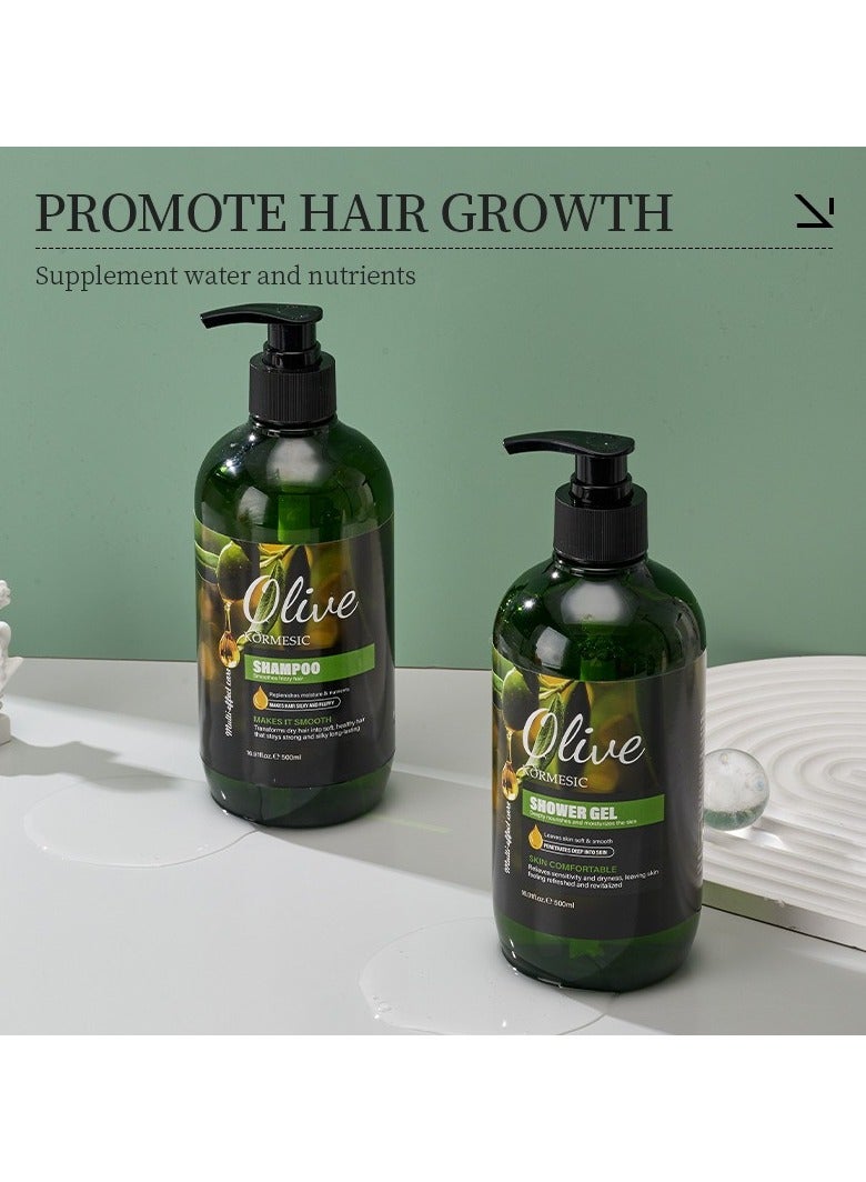 Kormesic Olive Smoothing Shampoo | Nourishing & Shine Enhancing - Image 3