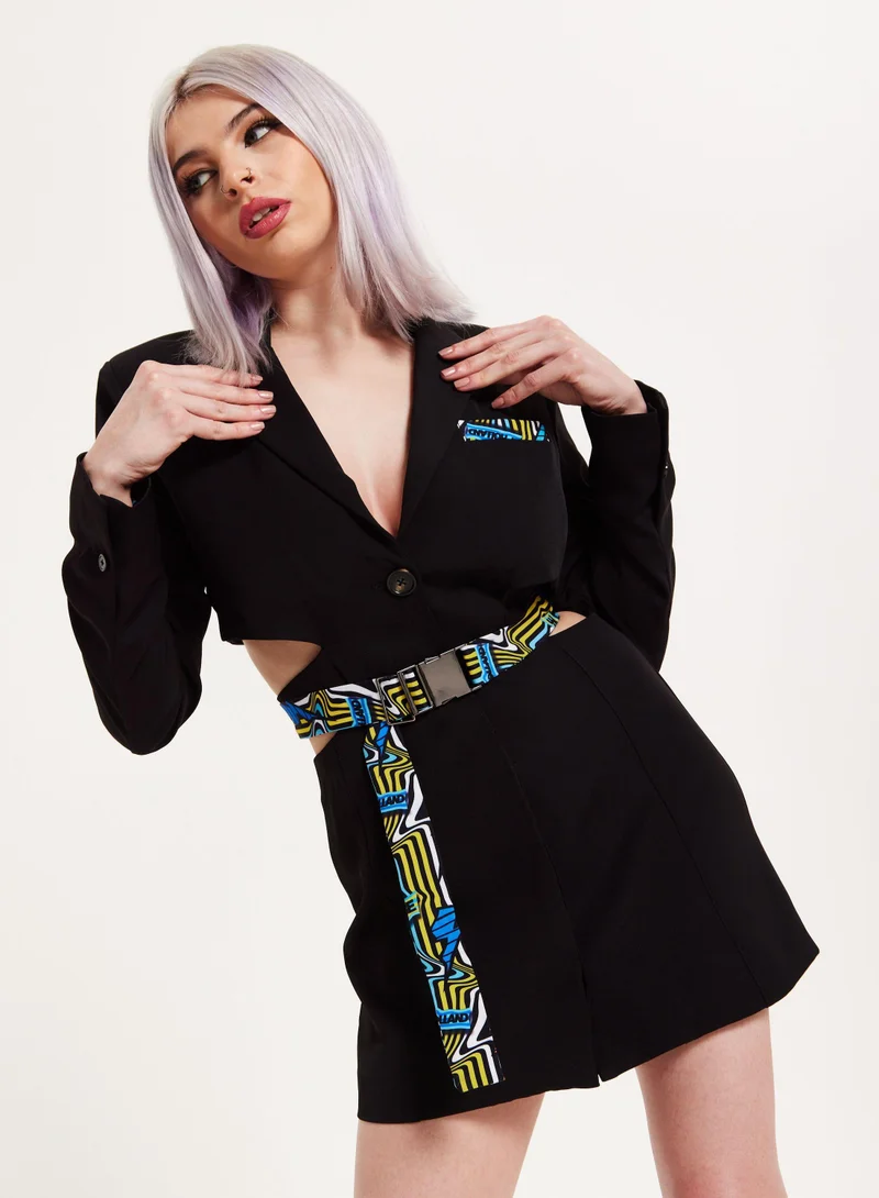 house of holland Mini Jacket Dress With Buckle Fastening