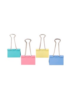 Deli Deli E8555A Binder Clips - 19mm - Assorted Colors  - Image 3